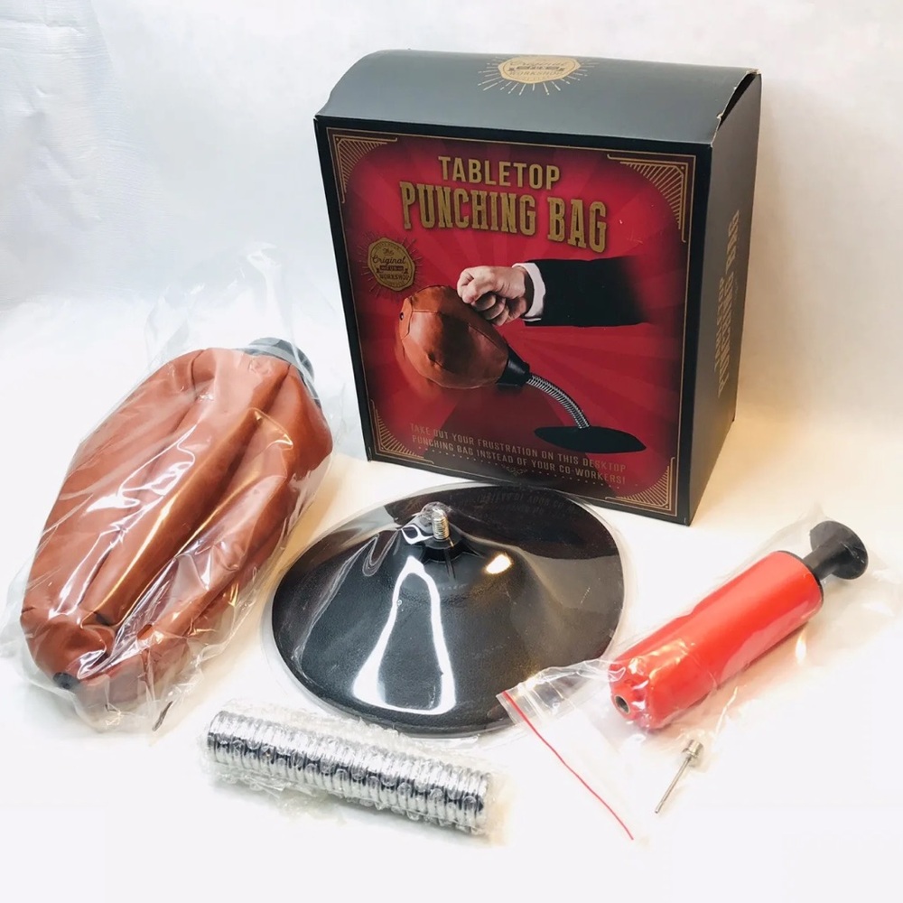 The Original Fun Workshop Tabletop Punching Bag Suction Cup Base